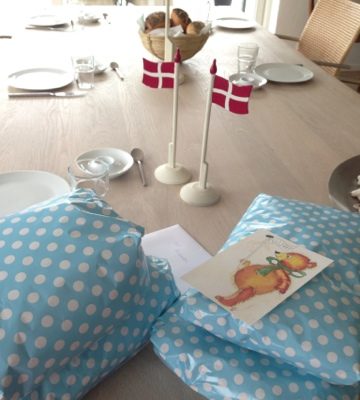 Fødselsdag en hed julidag