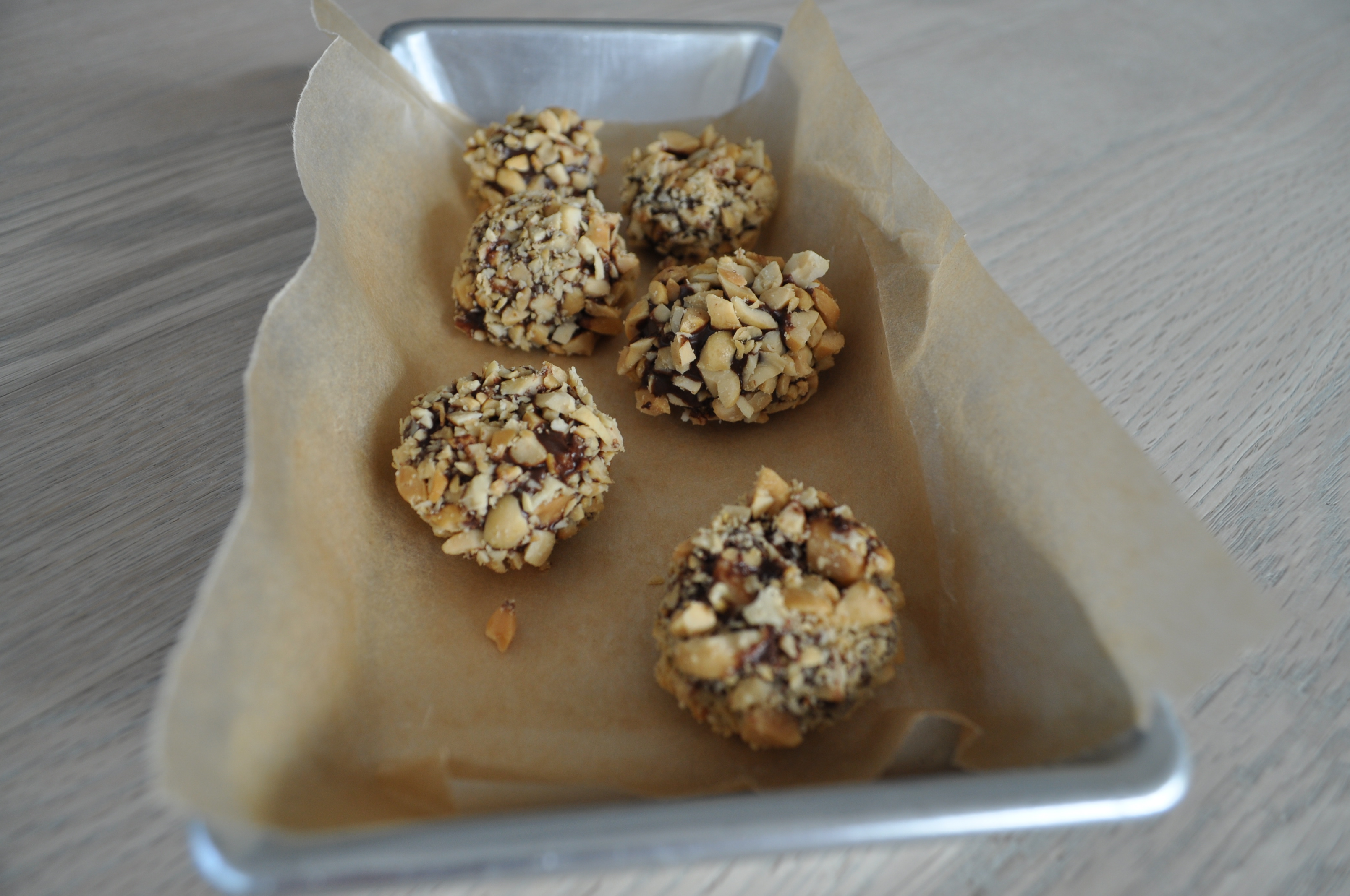 Bananstykker med chokolade og kokos