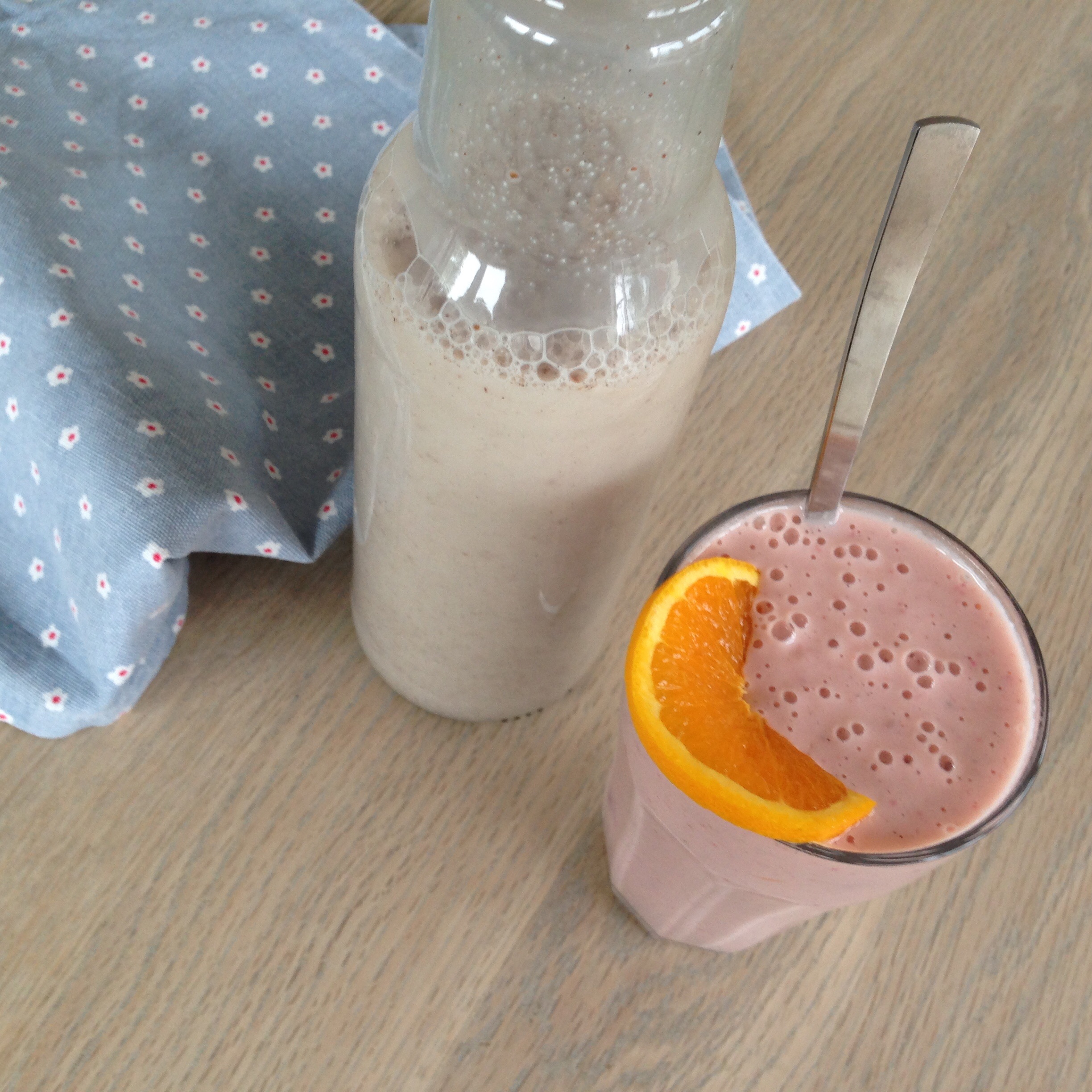 Jordbærsmoothies