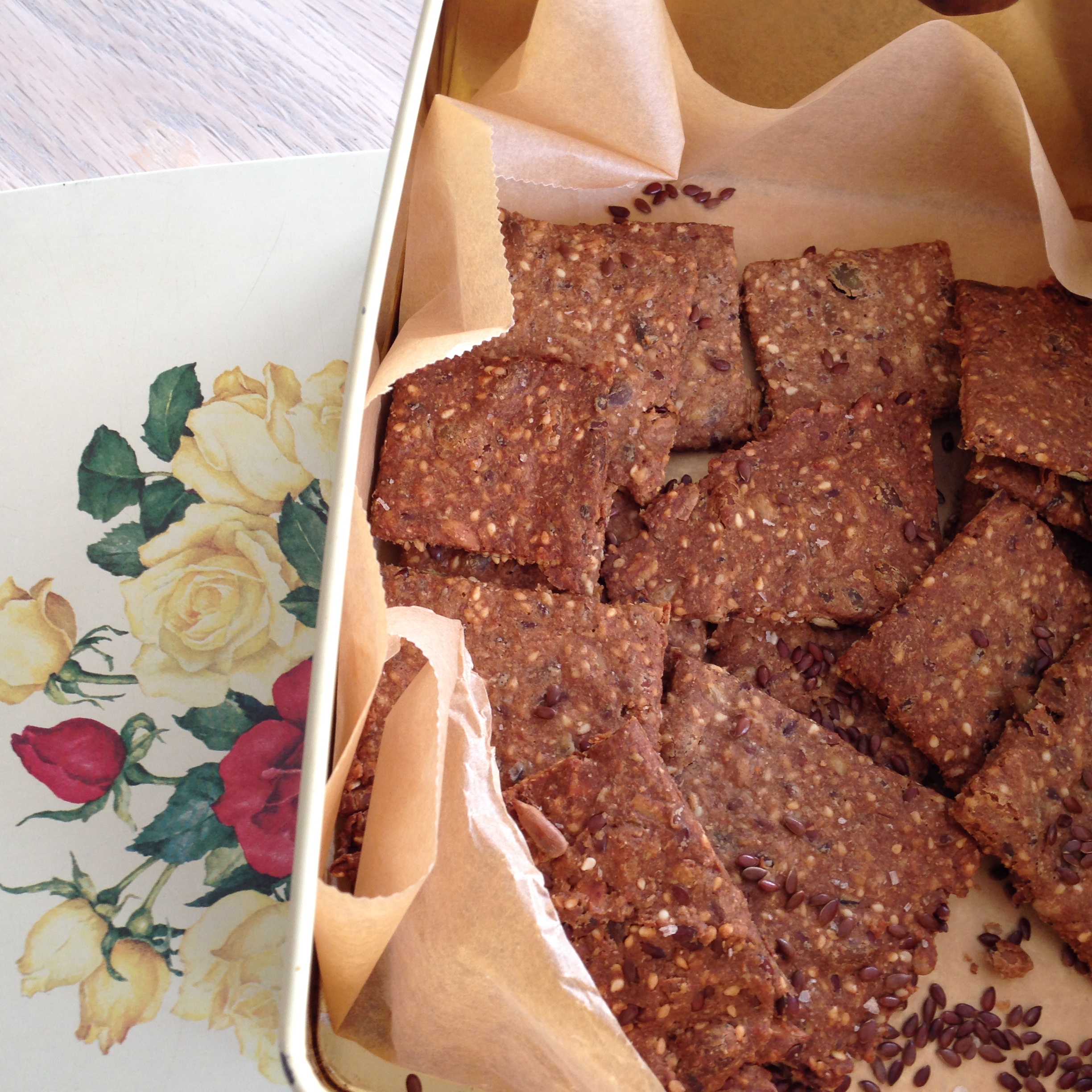 Knækbrød med kastanjemel