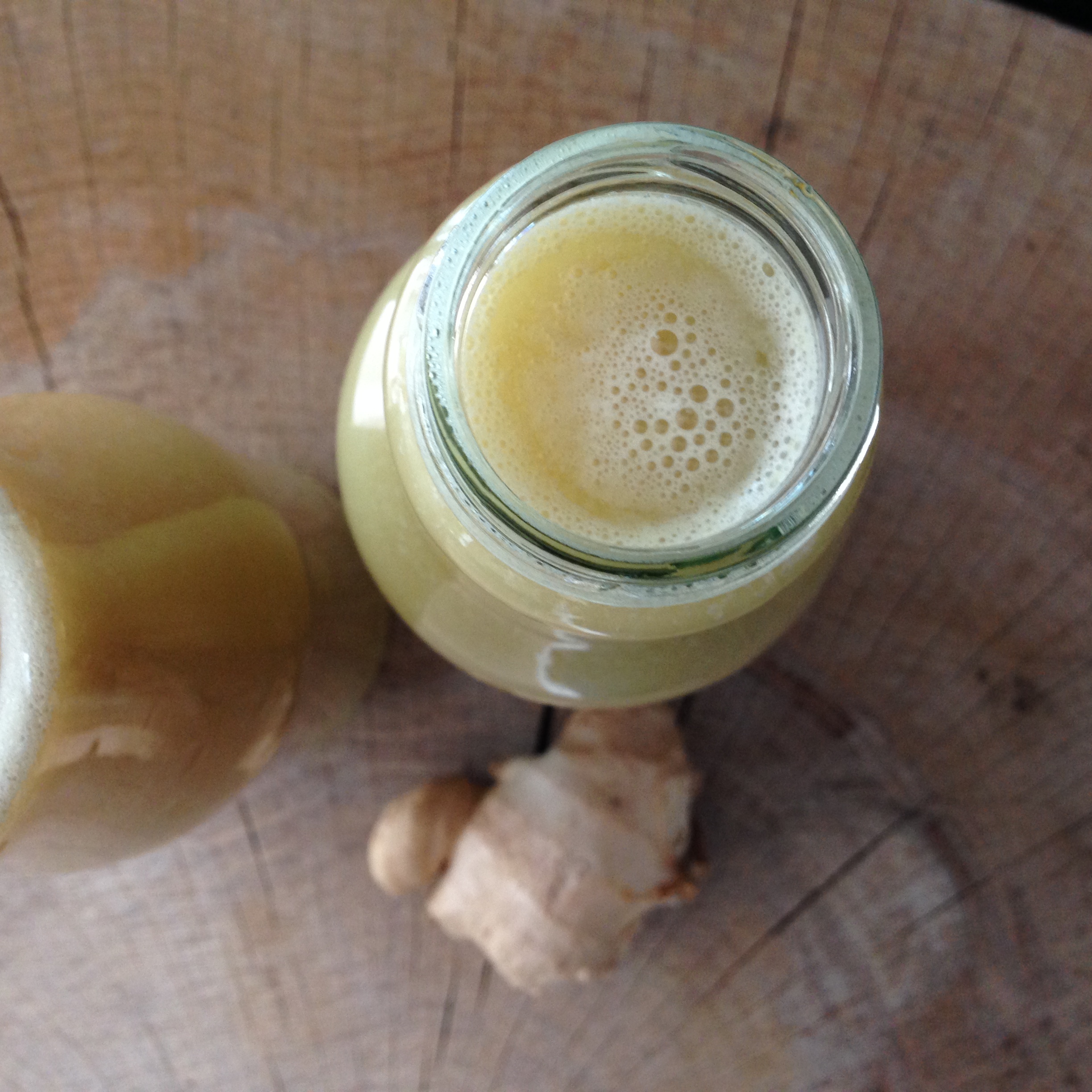Pærejuice med lime og ingefær