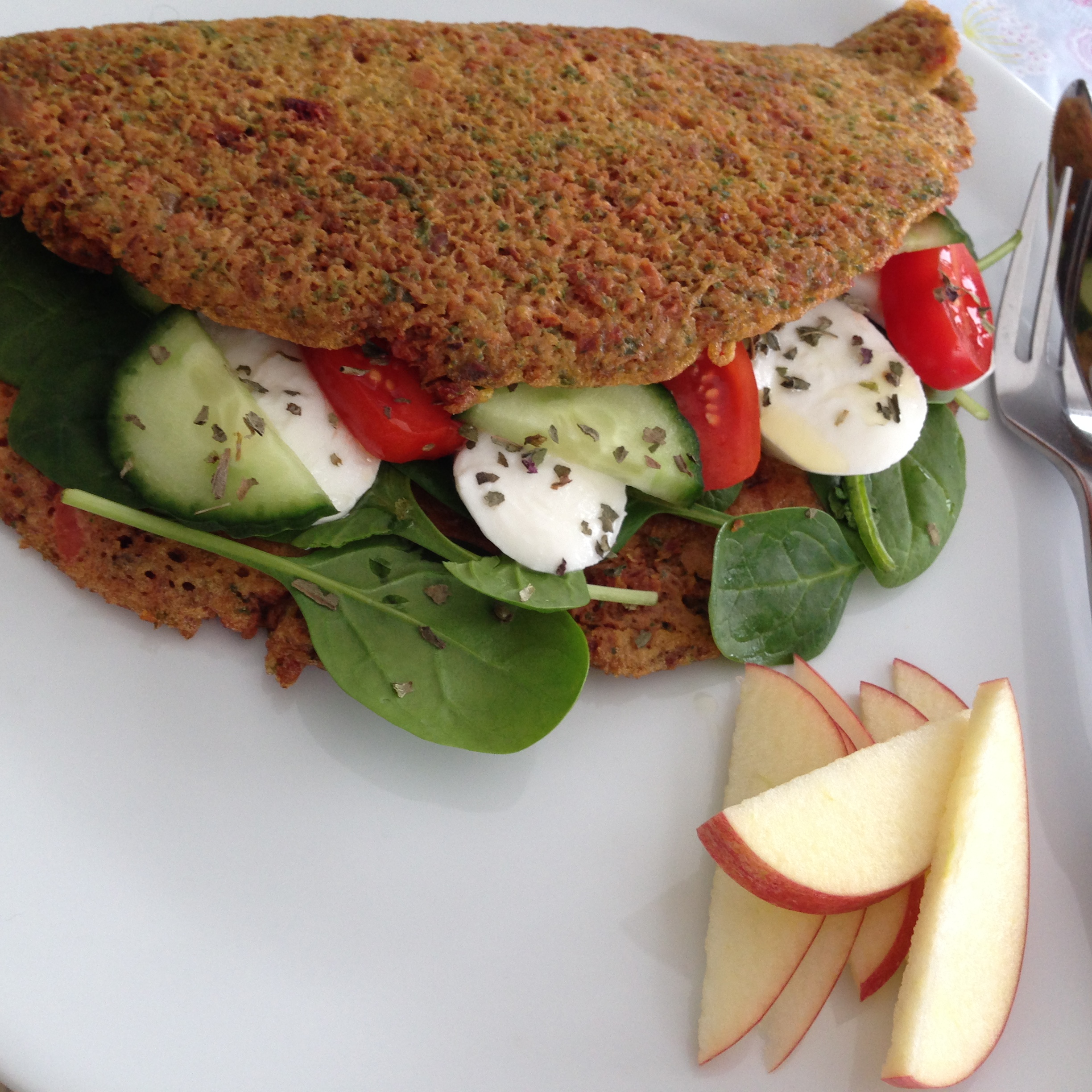 Frokostomelet med rødbedepulp