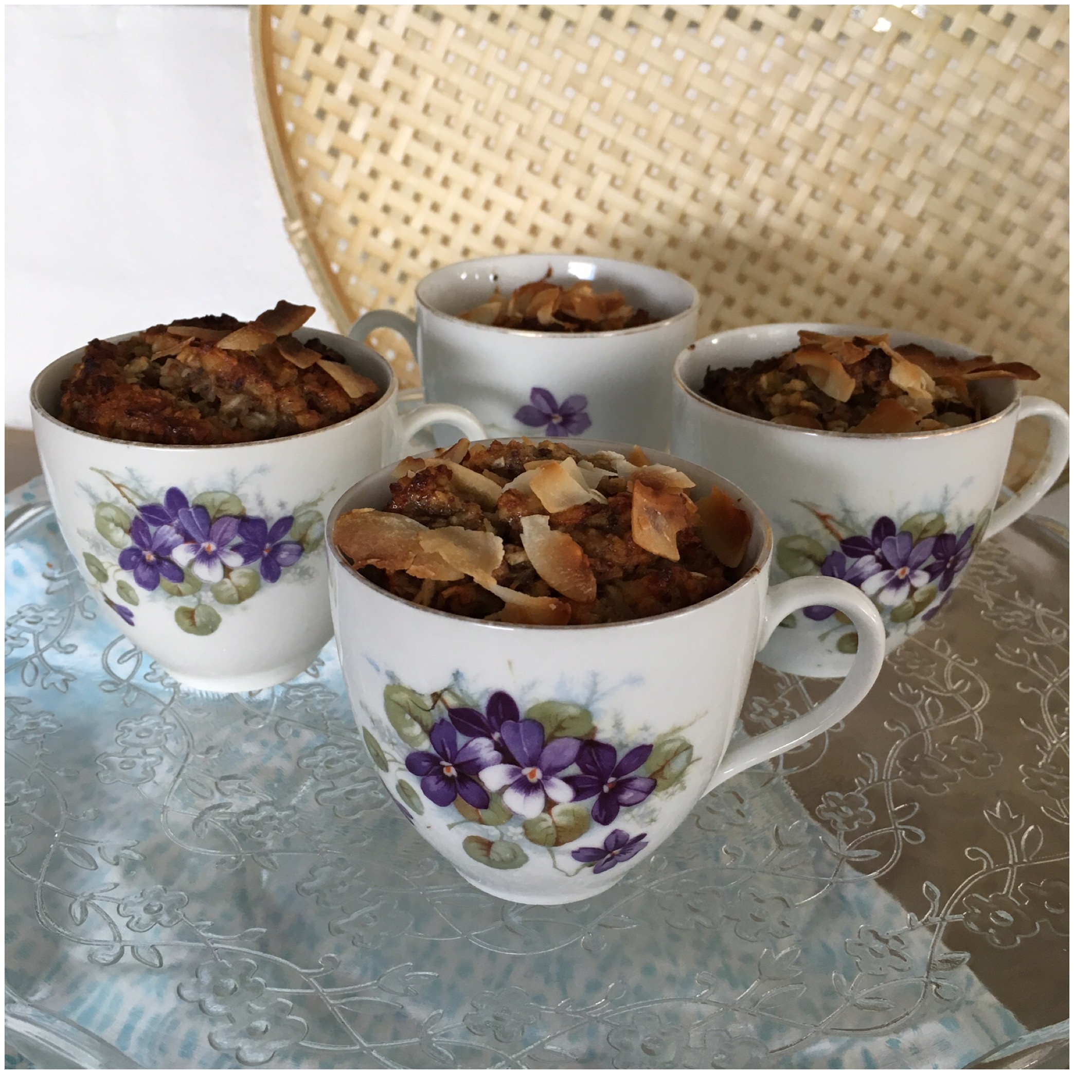 Rabarbermuffins i kop, uden sukker