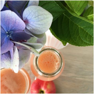 Æblejuice i den skønneste farve