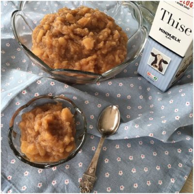 Lidt sundere æblegrød