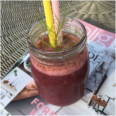 Smoothie med friskpresset juice