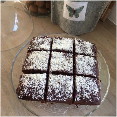 Chokoladekage med masser af chokolade