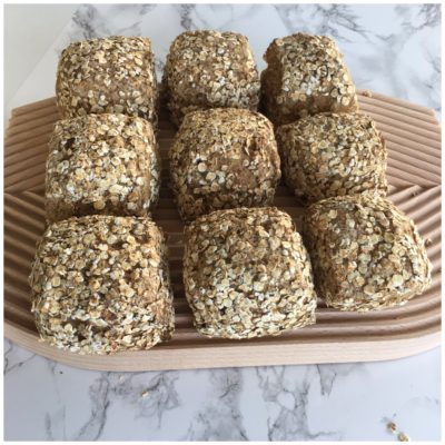 Glutenfri grove stykker med hampefrø
