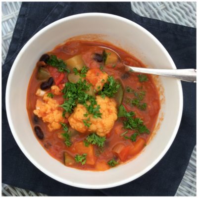 Chilli sin carne med varme krydderier