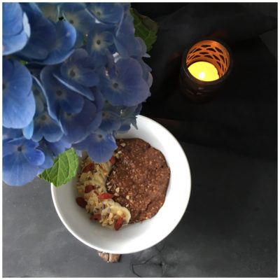 Hampegrød med chokoladesmag