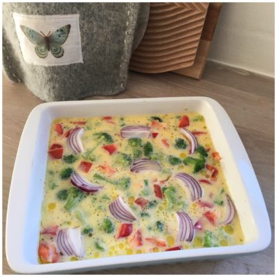 Sund og nem ovnbagt omelet
